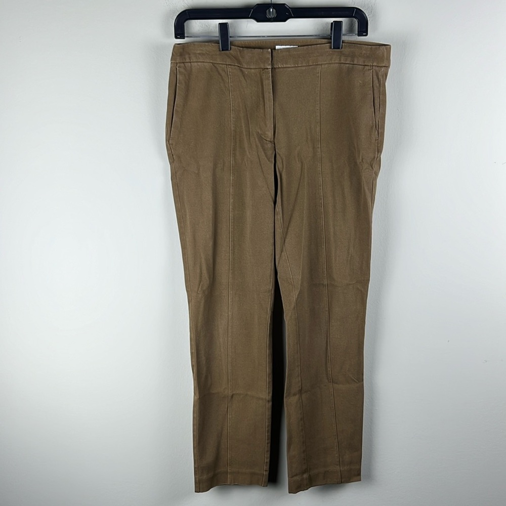 J.Jill Women's Size 8 Brown Premium Bi-Stretch Ankle Pants